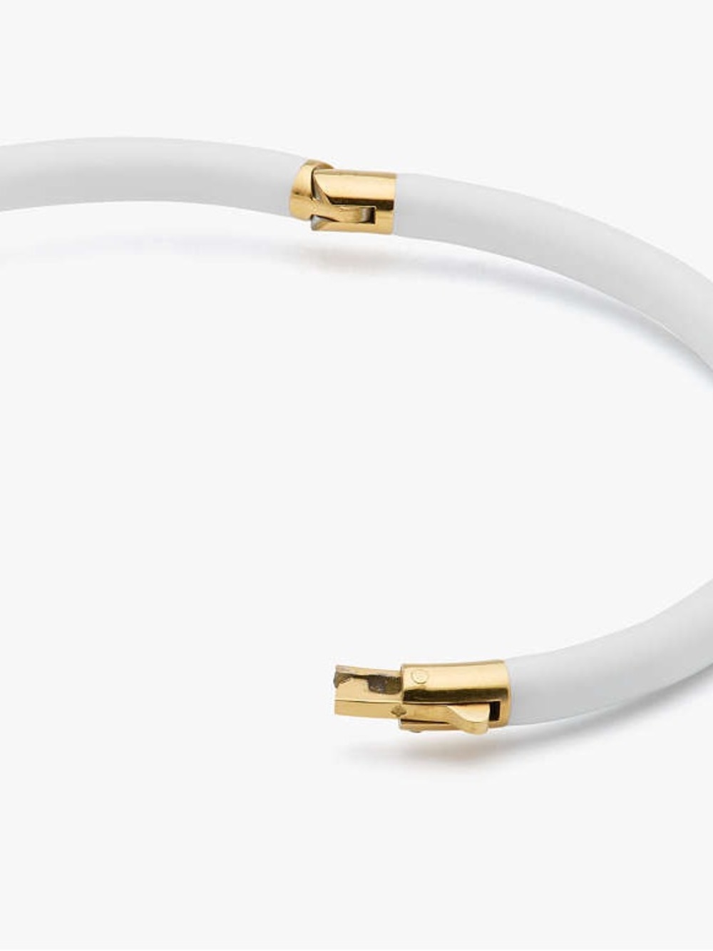 kate spade White and Gold Pave Knot Bangle - Picture 5 of 6